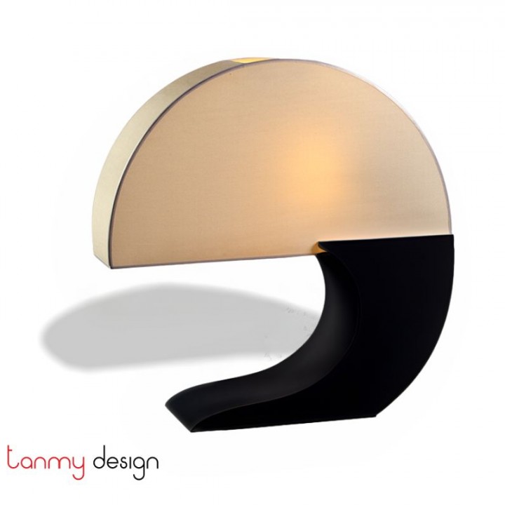 White & black SPACY lacquer lamp 53x20x55 cm